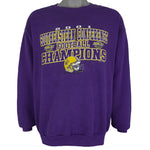 NCAA (Midwest) - LSU Tigers SEC Champions Crew Neck Sweatshirt 2001 Large