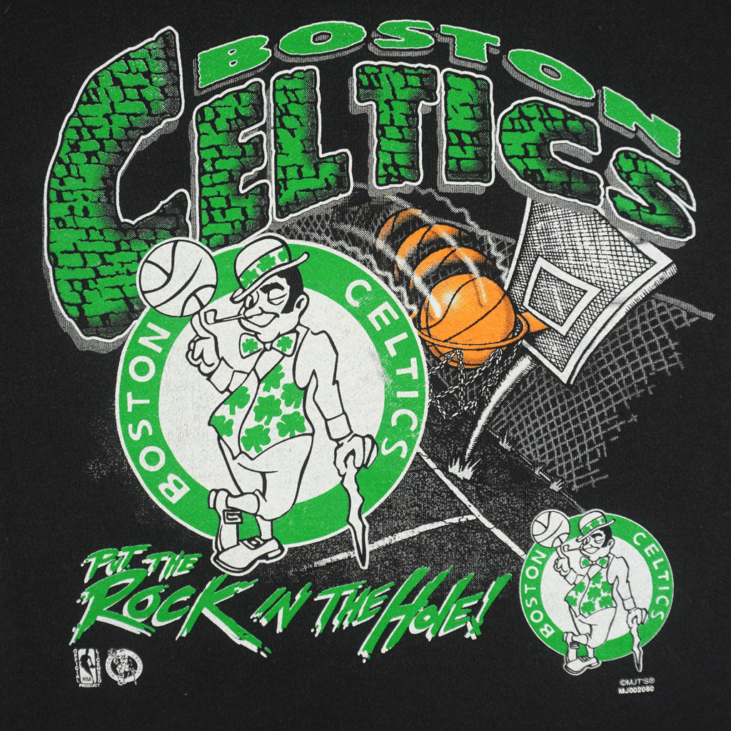 NBA (American Favorite) - Boston Celtics Crew Neck Sweatshirt 1990s X-Large Vintage Retro Basketball