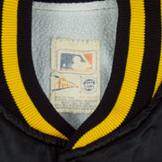 MLB (Felco) - Pittsburgh Pirates Satin Jacket 1990s Large Vintage Retro Baseball