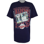 MLB (Sport Attack) - Minnesota Twins Kirby Puckett's Stat T-Shirt 1996 X-Large Vintage Retro Baseball