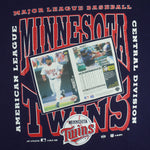 MLB (Sport Attack) - Minnesota Twins Kirby Puckett's Stat T-Shirt 1996 X-Large Vintage Retro Baseball