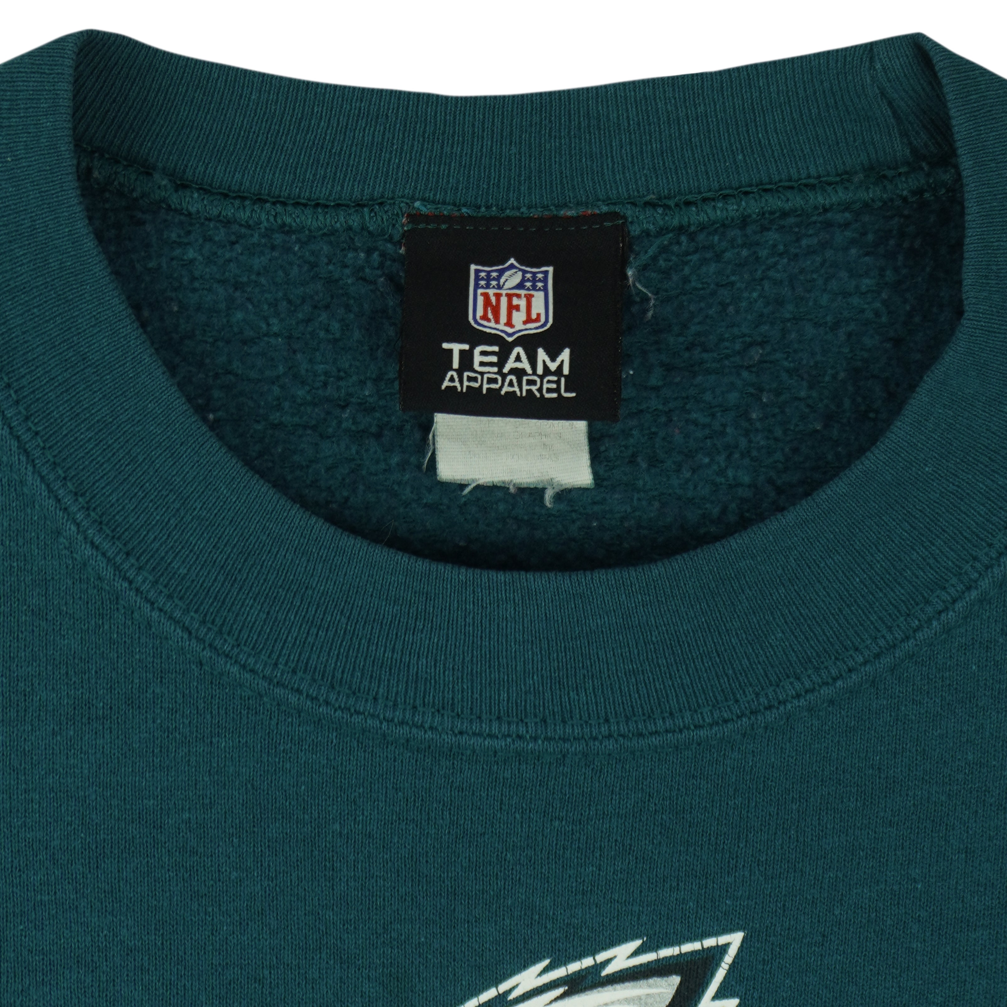 NFL (Team Apparel) - Philadelphia Eagles Big Spell-Out Sweatshirt 1990s Medium Vintage Retro Football