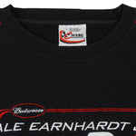 NASCAR - Budweiser Dale Earnhardt Jr. #8 Long Sleeved Shirt 1990s Large Vintage Retro