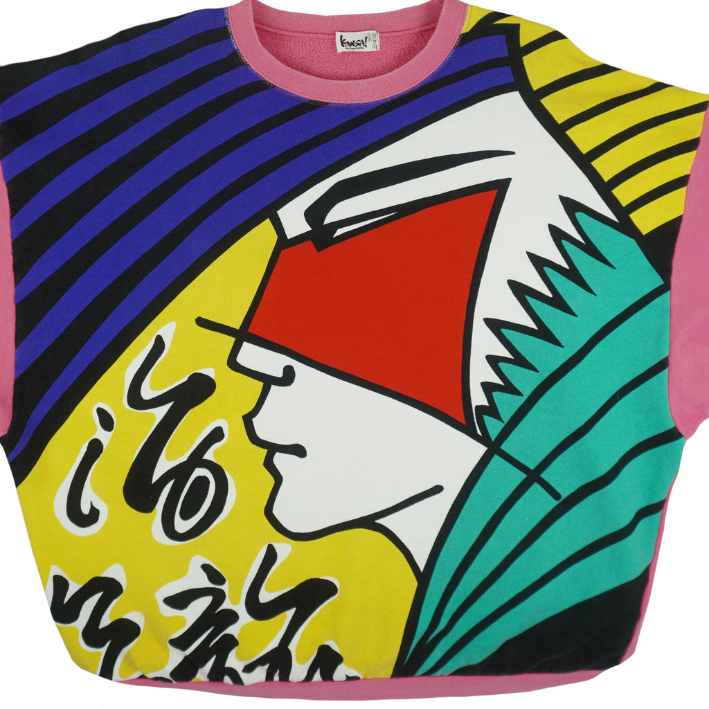 Vintage - Kansai Yamamoto Avantagarde Japanese Crew Neck Sweatshirt 1990s Large Vintage Retro