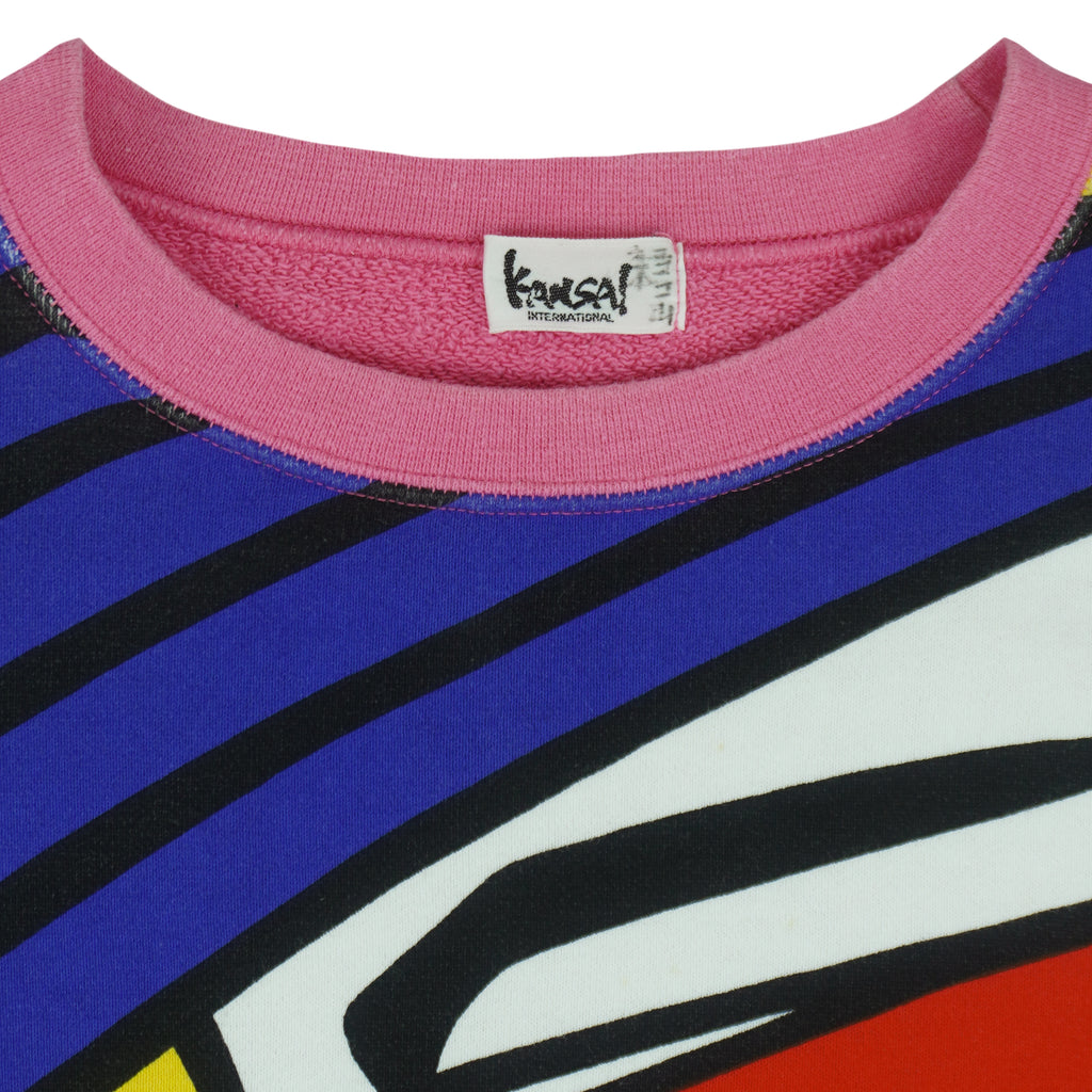 Vintage - Kansai Yamamoto Avantagarde Japanese Crew Neck Sweatshirt 1990s Large Vintage Retro
