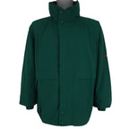 Nautica - Green Zip& Button Up Jacket 1990s X-Large Vintage Retro