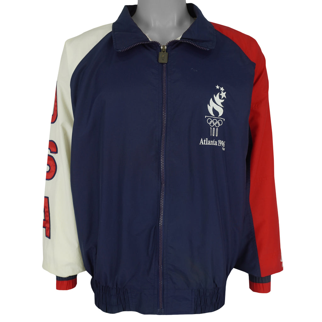 Vintage (Logo Athletic) - Atlanta Olympics Team USA Windbreaker 1996 Large Vintage Retro