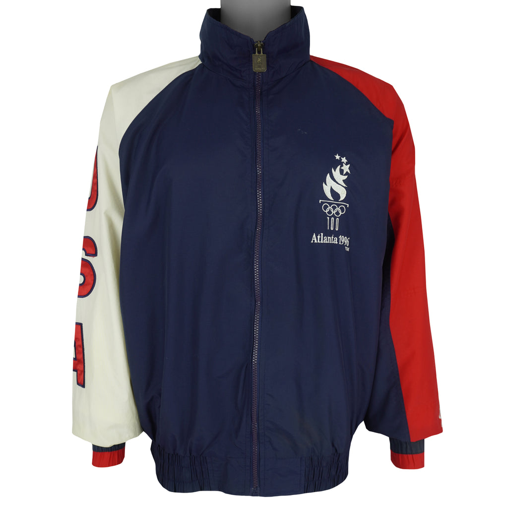 Vintage (Logo Athletic) - Atlanta Olympics Team USA Windbreaker 1996 Large Vintage Retro