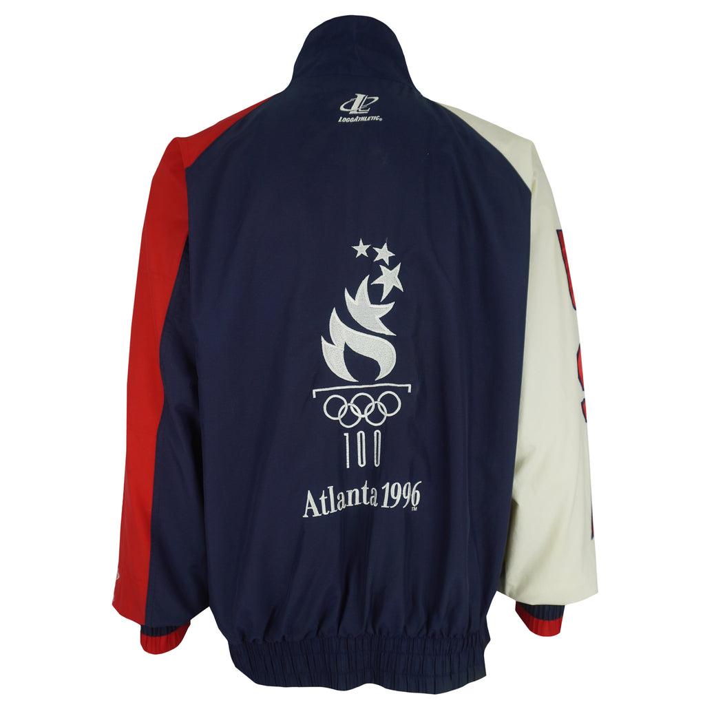 Vintage (Logo Athletic) - Atlanta Olympics Team USA Windbreaker 1996 Large Vintage Retro