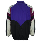 Nike - Purple & Black Colorblock Windbreaker 1990s Large Vintage Retro