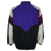 Nike - Purple & Black Colorblock Windbreaker 1990s Large Vintage Retro