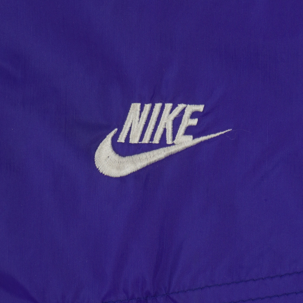 Nike - Purple & Black Colorblock Windbreaker 1990s Large Vintage Retro