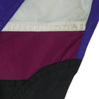 Nike - Purple & Black Colorblock Windbreaker 1990s Large Vintage Retro