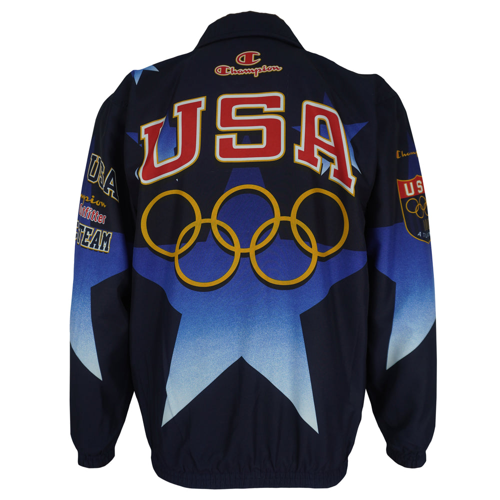Champion - Atlanta Olympics Team USA Track Jacket 1996 Small Vintage Retro