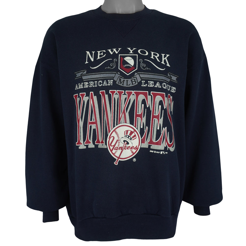 MLB (Bike) - New York Yankees American League Sweatshirt 1994 X-Large Vintage Retro Baseball