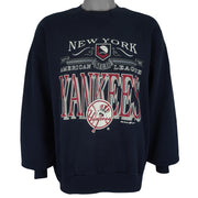 MLB (Bike) - New York Yankees American League Sweatshirt 1994 X-Large Vintage Retro Baseball