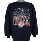 MLB (Bike) - New York Yankees American League Sweatshirt 1994 X-Large Vintage Retro Baseball