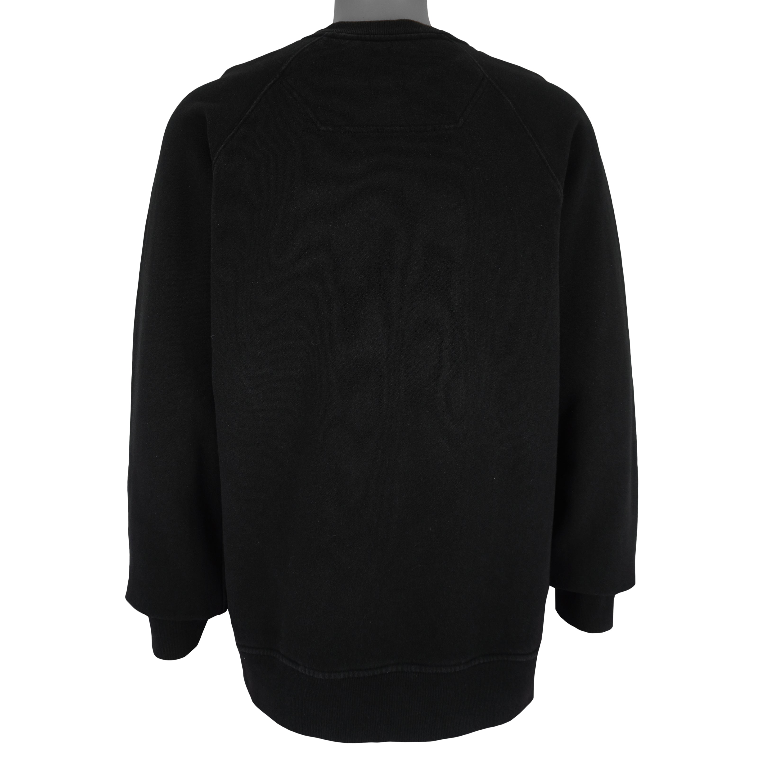 Timberland - Black Spell-Out Crew Neck Sweatshirt 2000s Medium Vintage Retro