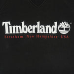 Timberland - Black Spell-Out Crew Neck Sweatshirt 2000s Medium Vintage Retro