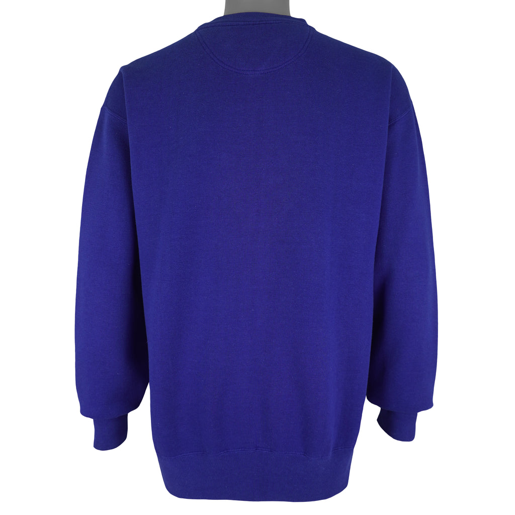 NCAA (Midwest) - Blue Kentucky Wildcats Crew Neck Sweatshirt 1990s Large Vintage Retro