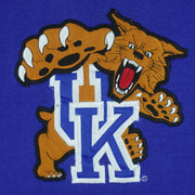 NCAA (Midwest) - Blue Kentucky Wildcats Crew Neck Sweatshirt 1990s Large Vintage Retro