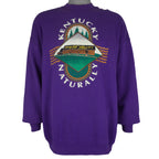 Vintage - Kentucky Naturally Spell-Out Crew Neck Sweatshirt 1993 X-Large Vintage Retro