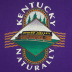 Vintage - Kentucky Naturally Spell-Out Crew Neck Sweatshirt 1993 X-Large Vintage Retro