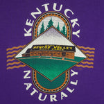 Vintage - Kentucky Naturally Spell-Out Crew Neck Sweatshirt 1993 X-Large Vintage Retro