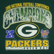 NFL (Lee) - Green Bay Packers NFC Super Bowl XXXI Sweatshirt 1997 Medium Vintage Retro Football