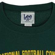 NFL (Lee) - Green Bay Packers NFC Super Bowl XXXI Sweatshirt 1997 Medium Vintage Retro Football