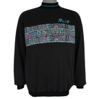 Vintage (Real America) - Park City Abstract Pattern Turtleneck Sweatshirt 1990s Large Vintage Retro