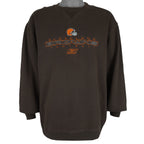 Reebok - Cleveland Browns Embroidered Crew Neck Sweatshirt 1990s X-Large Vintage Retro Football