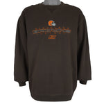 Reebok - Cleveland Browns Embroidered Crew Neck Sweatshirt 1990s X-Large