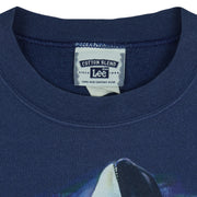 Vintage (Lee) - Sea World Killer Whales Crew Neck Sweatshirt 1990s Large Vintage Retro