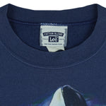 Vintage (Lee) - Sea World Killer Whales Crew Neck Sweatshirt 1990s Large Vintage Retro