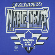 NHL (Ravens) - Toronto Maple Leafs Single Stitch T-Shirt 1994 Large Vintage Retro Hockey