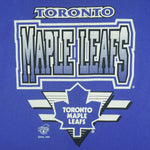 NHL (Ravens) - Toronto Maple Leafs Single Stitch T-Shirt 1994 Large Vintage Retro Hockey