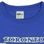 NHL (Ravens) - Toronto Maple Leafs Single Stitch T-Shirt 1994 Large Vintage Retro Hockey