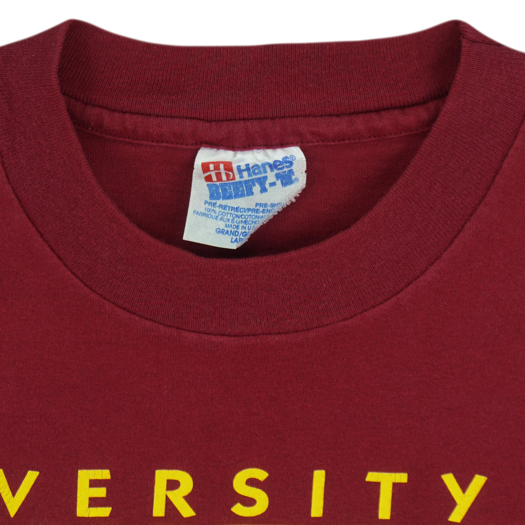 NCAA (Hanes) - Red Minnesota Golden Gophers Big Champs T-Shirt 1997 Large Vintage Retro