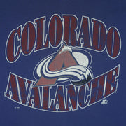 Starter - Colorado Avalanche Single Stitch T-Shirt 1990s X-Large Vintage Retro Hockey