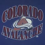 Starter - Colorado Avalanche Single Stitch T-Shirt 1990s X-Large Vintage Retro Hockey