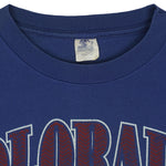 Starter - Colorado Avalanche Single Stitch T-Shirt 1990s X-Large Vintage Retro Hockey