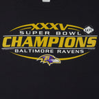 NFL (CSA) - Baltimore Ravens, Super Bowl Champions Crew Neck Sweatshirt 2001 Medium Vintage Retro Football