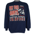 NFL (Trench) - New York Giants Champions Crew Neck Sweatshirt 1990 X-Large Vintage Retro Football