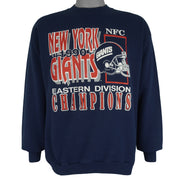 NFL (Trench) - New York Giants Champions Crew Neck Sweatshirt 1990 X-Large Vintage Retro Football