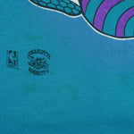 NBA - Charlotte Hornets Big Spell-Out Crew Neck Sweatshirt 1990s Large Vintage Retro Basketball