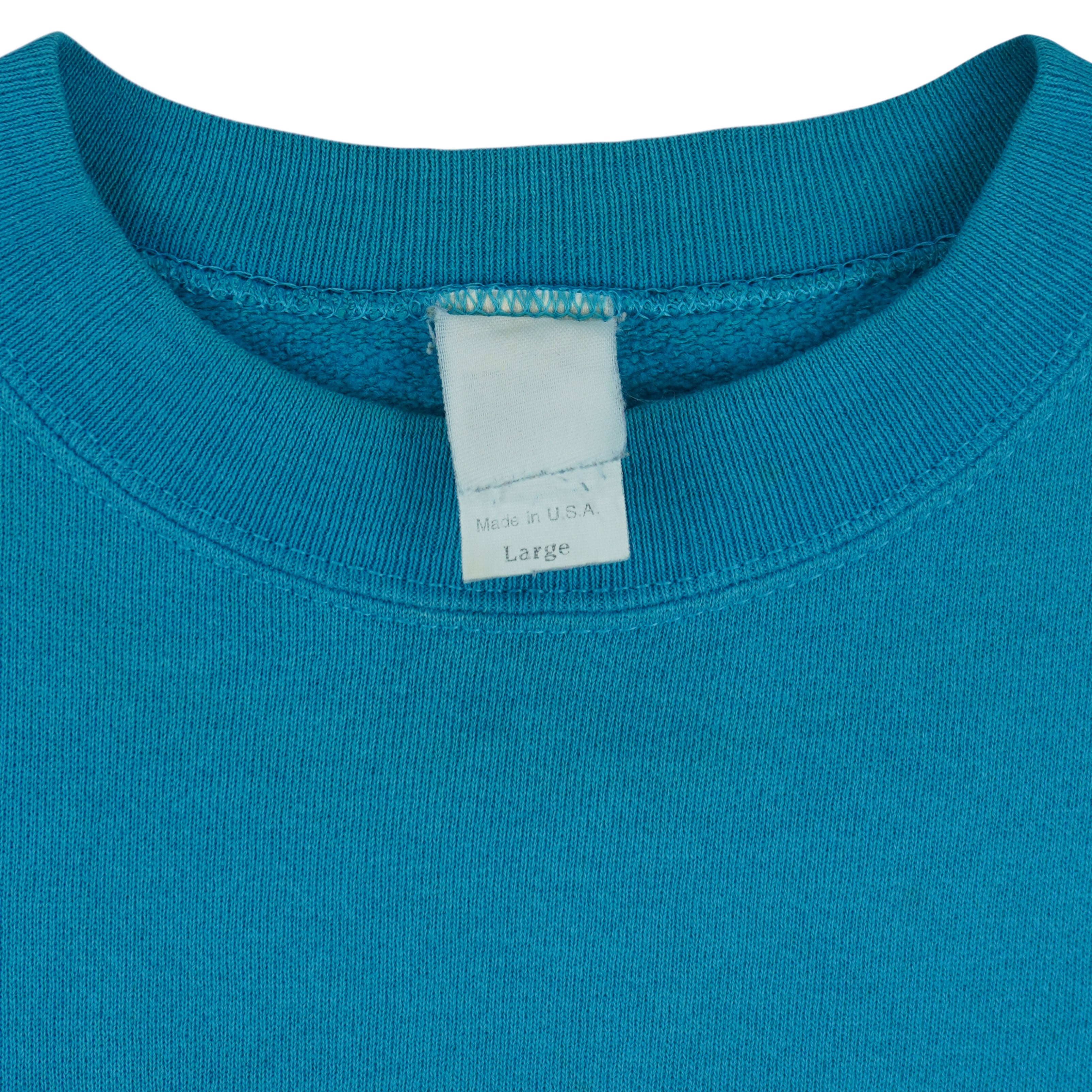 NBA - Charlotte Hornets Big Spell-Out Crew Neck Sweatshirt 1990s Large Vintage Retro Basketball