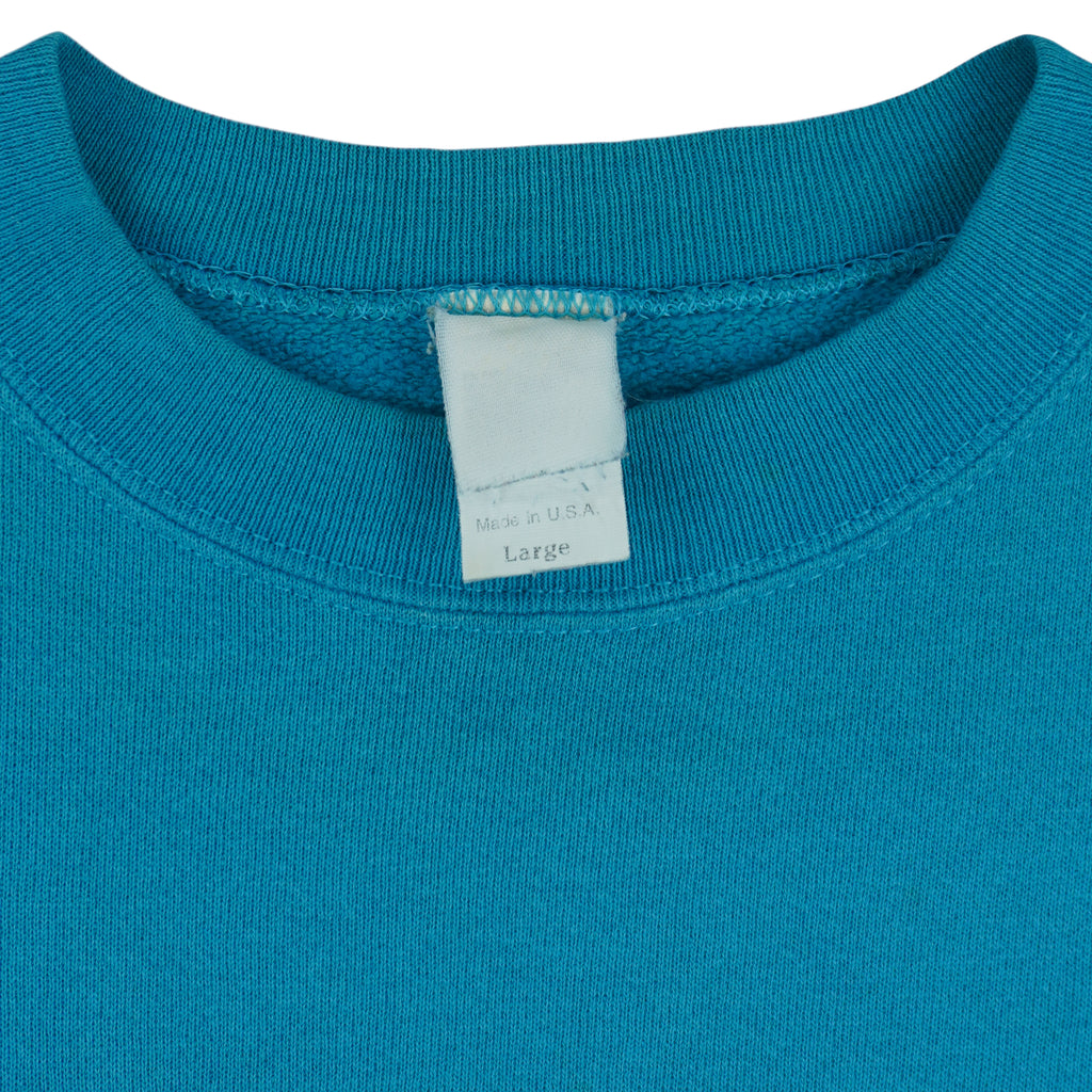 NBA - Charlotte Hornets Big Spell-Out Crew Neck Sweatshirt 1990s Large Vintage Retro Basketball