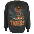 NCAA (Delta) - Grey Auburn Tigers Crew Neck Sweatshirt 1990s Large Vintage Retro