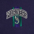 MLB (Pro Player) - Seattle Mariners 1/4 Zip Sweatshirt 1990s Large Vintage Retro Baseball